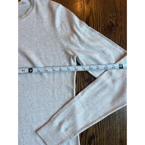 Womens Old Navy Cotton Crewneck Long Sleeve Sweater Size M Tall Cream NWT - Picture 7 of 11
